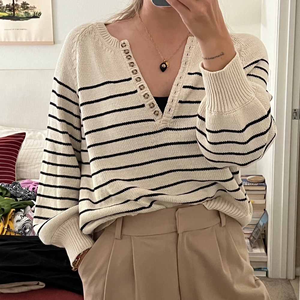 Leontine striped sweater